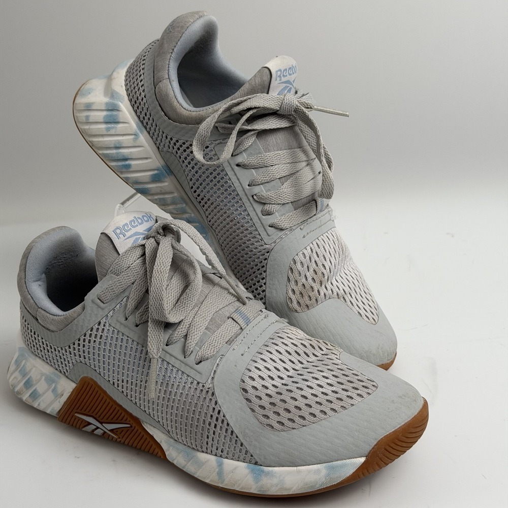 Reebok Nanoflex TR Women's Training Shoes Grey Gum Sole Size 7